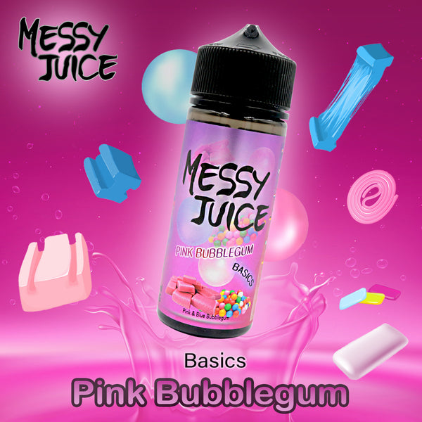 Pink Bubblegum E-Liquid by Messy Juice